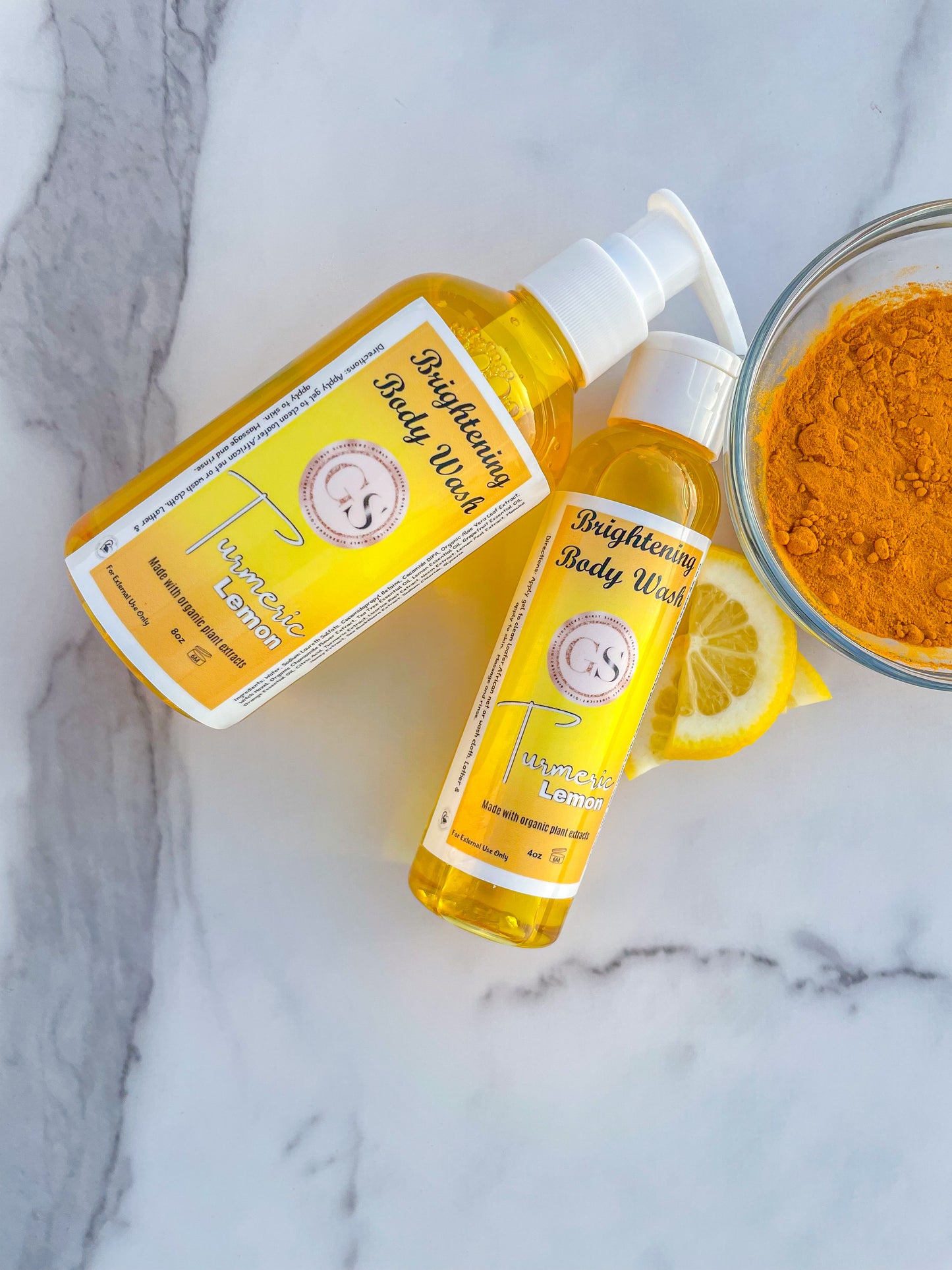 Turmeric Lemon Brightening Body Wash