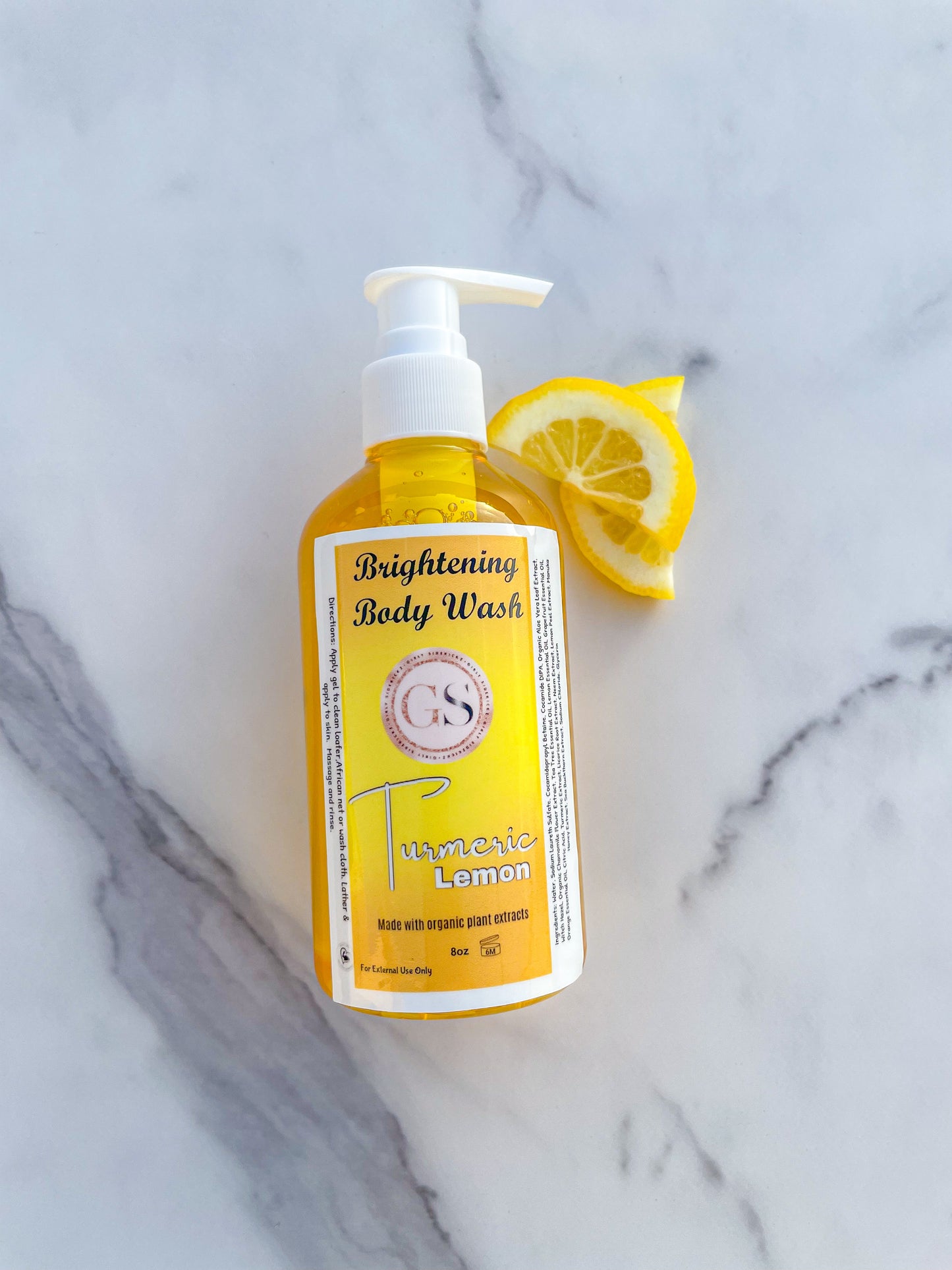 Turmeric Lemon Brightening Body Wash