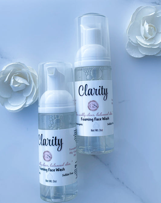 Clarity “Foaming Face Wash”