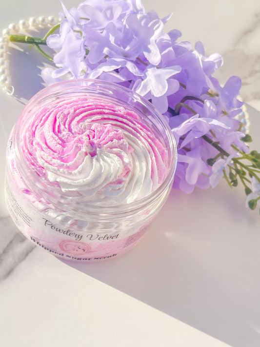 Powdery Velvet Whipped Sugar Scrub